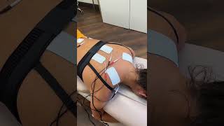 Electric Muscle Stimulation by Best Chiropractor in Beverly Hills for Neck Pain Back Pain