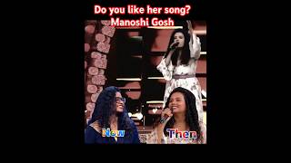 Before 2 years Manoshi's💞 old performance🔥🔥 #indianidol #indanidol15 #shorts