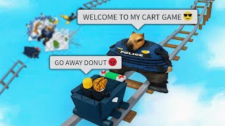 Roblox Cart Ride TROLLING FUNNY MOMENTS (MY GAME)