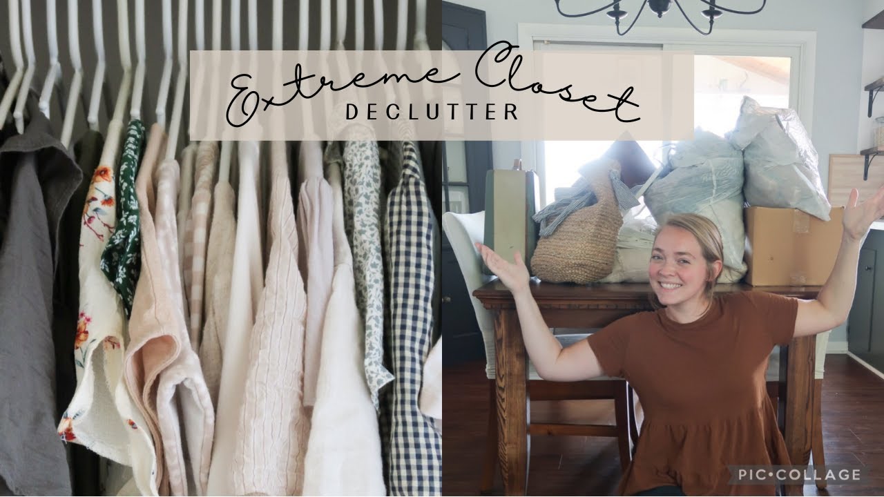 Closet Declutter And Organization Youtube