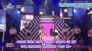 [Sub-Esp] 4Minute - I'll Teach You + Come In + Whatcha Doin' Today  Comeback Stage Live