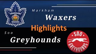 2024 U18AA OHF Championship Highlights Soo Greyhounds v Markham Waxers (Game 1)