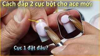 Cách đắp bột 2 cục không bị bè -- Điệp Nguyễn