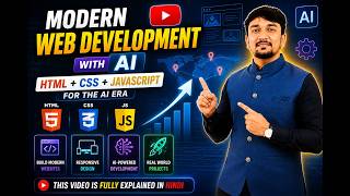 Modern Web Development with AI | HTML CSS JavaScript Full Course in Hindi