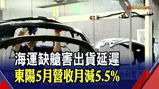 歐美解封急單湧入!汽車零件5月業績強勁 海運缺櫃成營運變數｜非凡財經新聞｜20210609