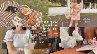 Random days in my life💌 finals week, studying in cafes + picnic lookbook feat. Zaful 🧺