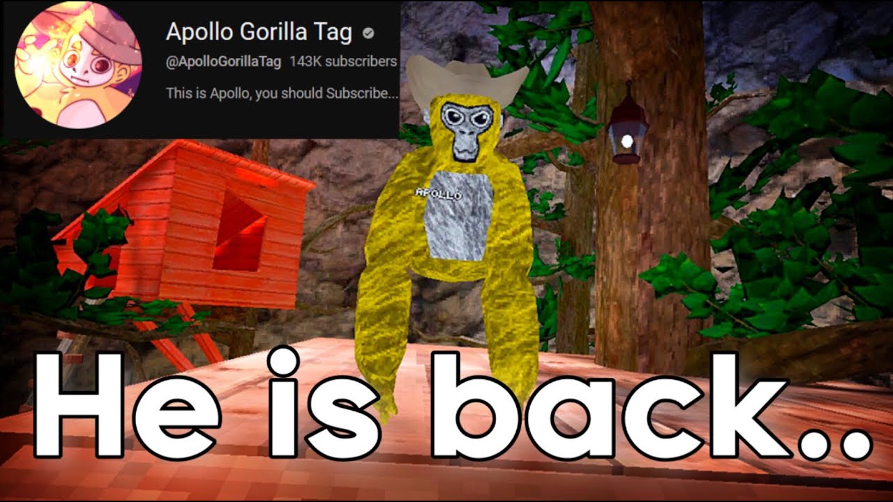 The Return Of Gorilla Tags Missing Creator Gorilla Tag Vr Youtube