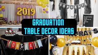 2025 Trend! 💡 Graduation Table Decoration Ideas | Centerpieces, Settings & Party Table