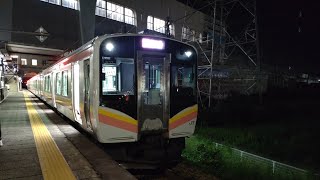 【弥彦線】普通列車　東三条方面　E129系＠燕三条駅