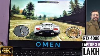 Nfs Most wanted 2005 old pc games gameplay on rtx 4090 gaming laptop #rtx4090 #gaming