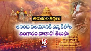 ఆనంద నిలయానికి ఎన్ని కిలోల బంగారం వాడారో తెలుసా.. Tirumala Tirupati Temple | V6 Life