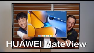 【HUAWEI MateView】unpacking Two big products at same time? Huawei first flagship display, MateView!！