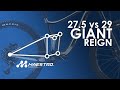 Giant Reign 27.5 vs 29 MAESTRO Suspension Design REVIEW