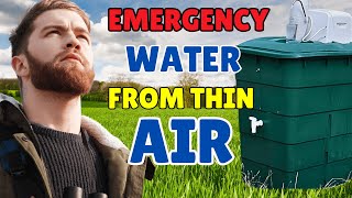 Create Clean Drinking Water From Atmospheric Humidity Anywhere