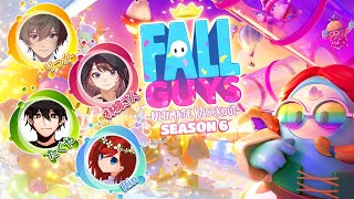 【FallGuys】今日の味方も明日は敵！？アモアス部杯に向けて合同練習します！1/6★りっか・たくや・林檎さん・Rin☆Rin視点【フォールガイズ】