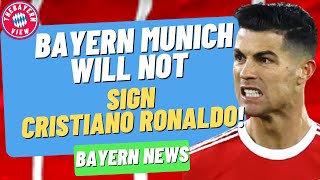 Bayern Munich Reject signing Cristiano Ronaldo!! - Bayern Munich transfer News