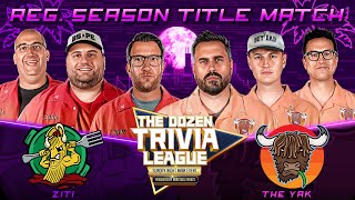 Portnoy & Ziti vs. Big Cat & Yak - Regular Season Title | Match 94, Season 4 - T