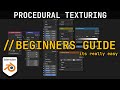 Beginners Guide To Texturing In Blender | How To Procedural Texture ANYTHING!