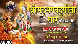 श्रीमद्भगवद्गीता सार: अध्याय 6 आत्म संयम योग | Shrimad Bhagwad Geeta Saar 6 | Gita Saar,MANOJ MISHRA