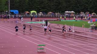 女子1年100m準決勝3組*第47回春季札幌中学陸上競技大会