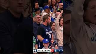 The crowd's reaction to Luka Doncic's ankle breaker 😳🔊