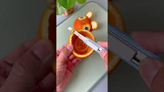 DIY Orange Bear: Turn a Simple Orange into an Adorable Craft!