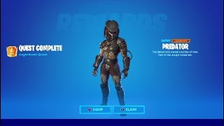 Fortnite | How to: Defeat Predator and Unlock The NEW Predator Skin | Easy Guide