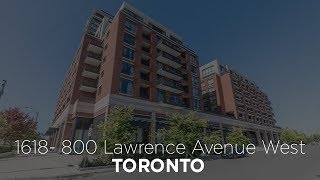 1618-800 Lawrence Avenue West, Toronto