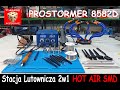 Stacja Lutownicza 2w1 Hot Air SMD + Lutownica Kolbowa 100-480°C - PROSTORMER 8582D TEST