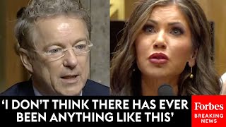 Rand Paul Directly Asks Kristi Noem To Probe DHS For Government Employees Who Engaged In Censorship