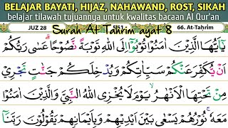 BAYATI, HIJAZ, NAHAWAND, ROST, SIKAH. Q.S AT TAHRIM AYAT 8.