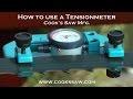 Sawmill Blade Basics 12 - How to use a Tensionmeter