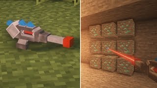 Minecraft 鐳射挖礦槍籽岷模組介紹1.14.4