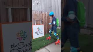 Rollerskating in the Warehouse ... Sock Fairy Style