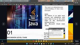 Task-1 :-Currency Converter in java || @LetsGrowMore || Java Developer Internship
