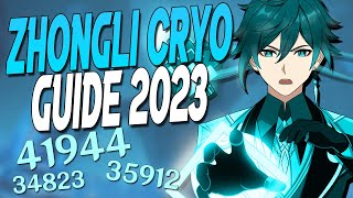 ZHONGLI, L'ARCHON CRYO ! Guide 2023 Team Zhongli Cryo - Genshin Impact