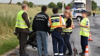 Meghalt a Nyőgérnél elsodort motoros - két év letöltendőt kapott a szlovák kamionsofőr