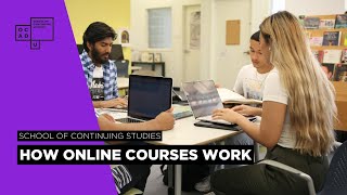 How Online Courses Work – School of Continuing Studies | OCAD University