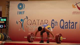 Jeremy Lalrinnunga 67kg | Snatch Compilation (133/137/140) | QATAR 6th INTERNATIONAL CUP 2019