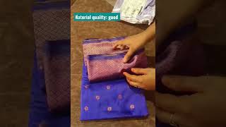 Meesho saree haul/nice saree/banarasi saree in affordable price/#meeshosareehaul