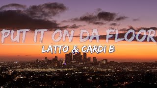 Latto & Cardi B - Put It On Da Floor Again (Clean) (Lyrics) - Full Audio, 4k Video