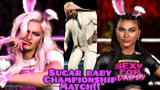 SUGAR BABY CHAMPIONSHIP MATCH!! BLAKE MONROE VS JAZMYN NYX | WWE 2K26