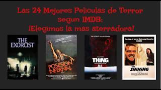 Las 24 Mejores Películas de Terror Para Ver en Halloween. Elegimos la más aterradora.