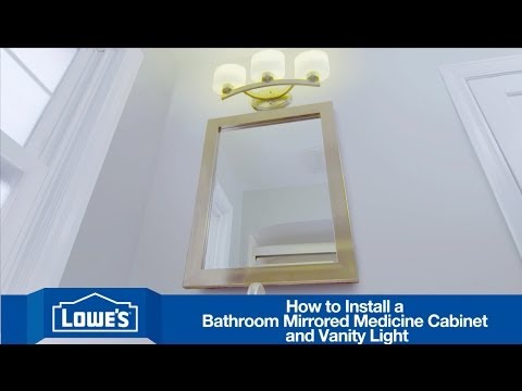 How To Install a Bathroom Vanity Mirror & Light How To Install a Bathroom Vanity Mirror & Light