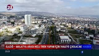 ELAZIĞ -MALATYA ARASINA HIZLI TREN YAPILMASI İÇİN İHALEYE ÇIKILACAK