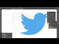 Twitter Logo using Golden Ratio on adobe illustrator | Golden ratio logo