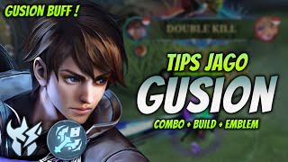 CARA MAIN GUSION BUFF ! BUILD & EMBLEM GUSION TERBARU 2024 ! | GUSION JUNGLER GAMEPLAY