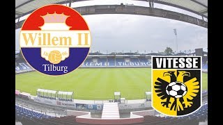 Willem II - Vitesse: Opkomst van de spelers (HD 1080P)