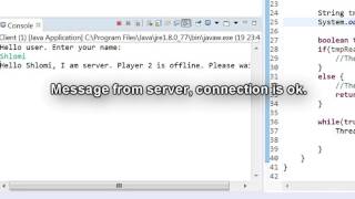 Java Simplest Server & Clients connection - 2 Clients connect