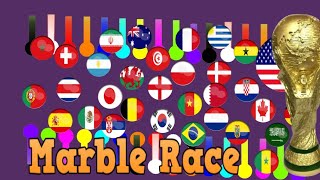 Countries Elimination Marble Race | Who Will Be the First to Win?